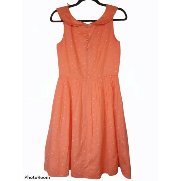 Emily and Fin Dresses Emily Fin Lulu Sleeveless Fit Flare Peach